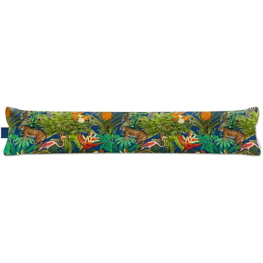Luxury Eco-Friendly Draught Excluder  - Jungle Fusion  IzabelaPeters Estate Blue Standard 