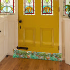 Luxury Eco - Friendly Draught Excluder - Jungle Fusion - Blue Surf Standard by Izabela Peters