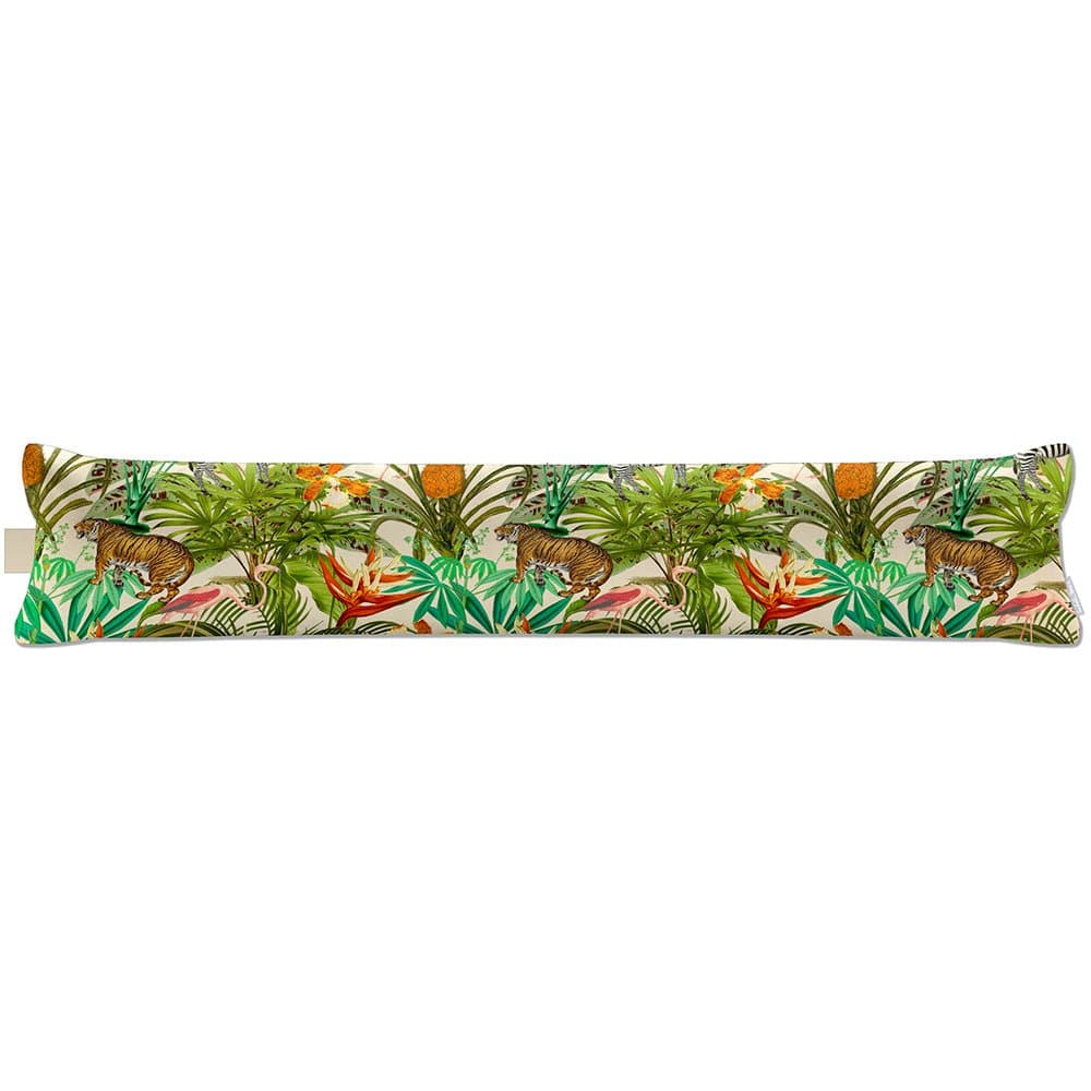 Luxury Eco-Friendly Draught Excluder  - Jungle Fusion  IzabelaPeters Ivory Cream Standard 