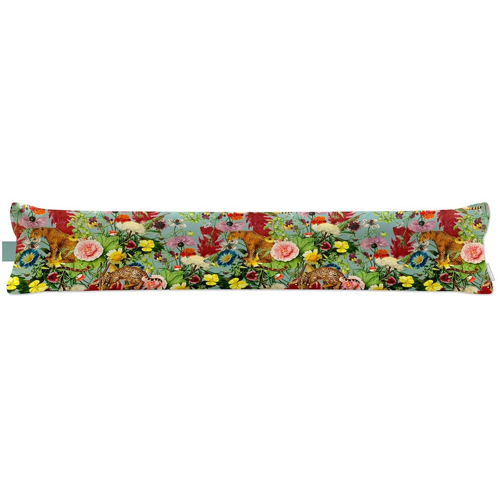 Luxury Eco - Friendly Draught Excluder - Junglescape - Blue Surf Standard by Izabela Peters