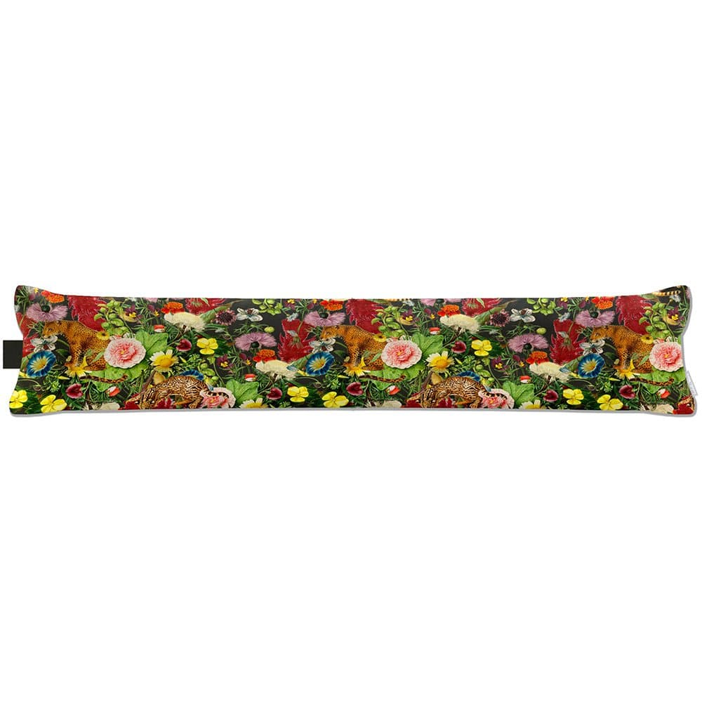 Luxury Eco - Friendly Draught Excluder - Junglescape - Charcoal Standard by Izabela Peters
