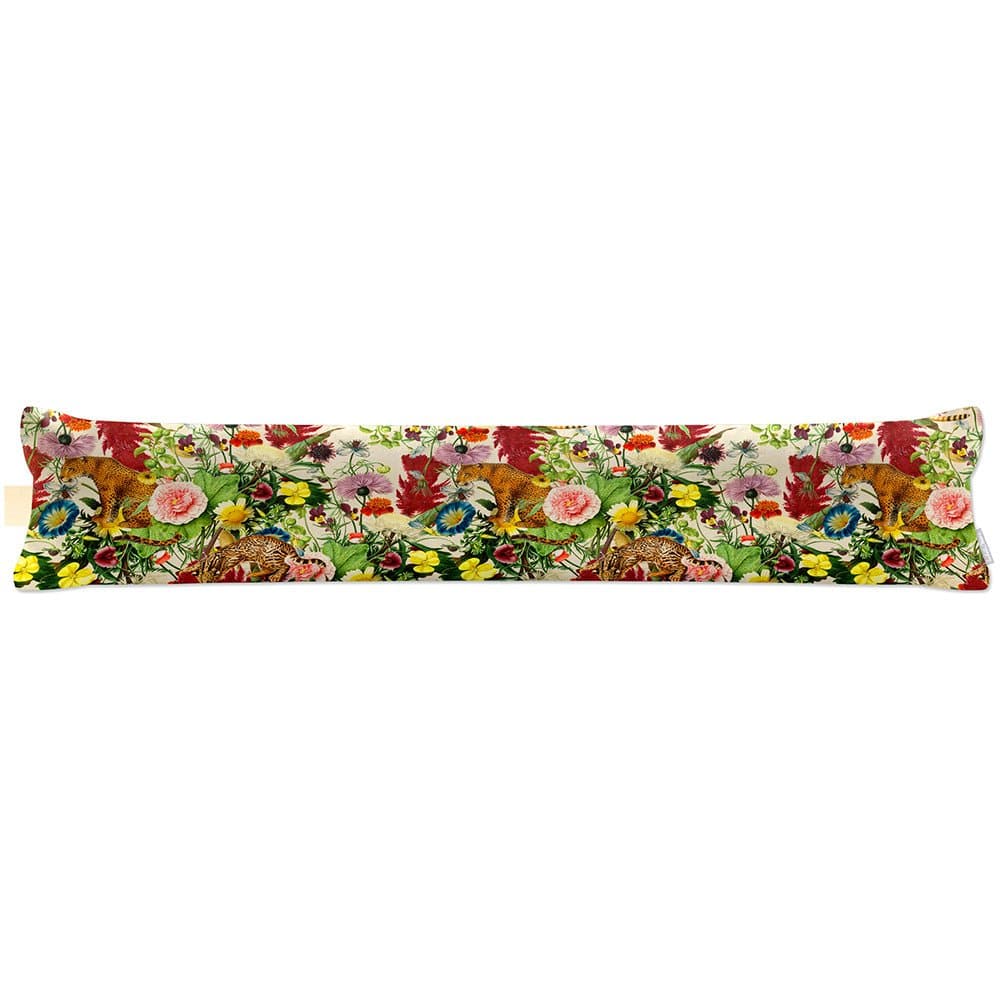 Luxury Eco - Friendly Draught Excluder - Junglescape - Ivory Cream Standard by Izabela Peters