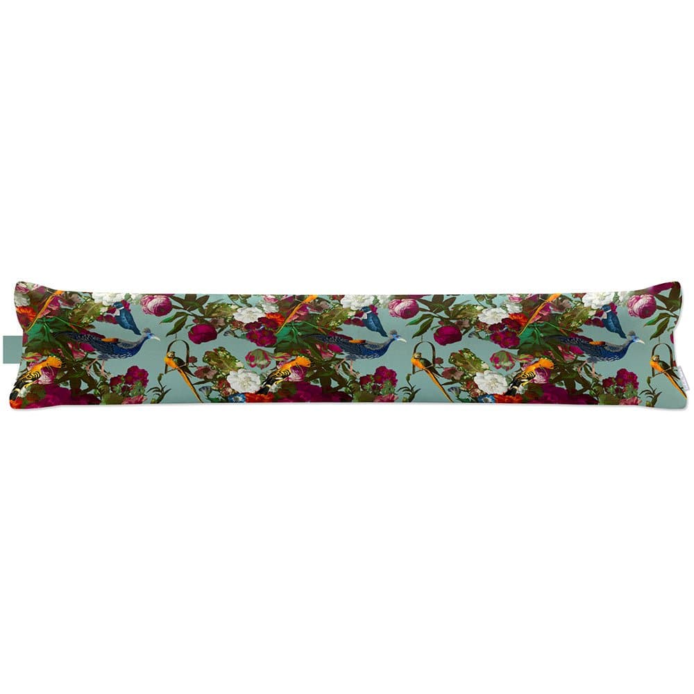 Luxury Eco - Friendly Draught Excluder - Manor House Garden - Blue Surf Standard by Izabela Peters