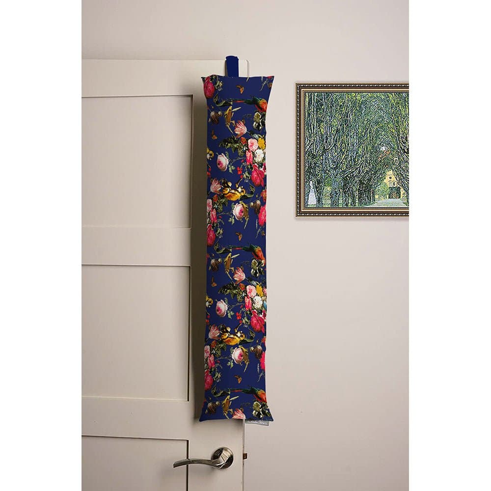 Luxury Eco - Friendly Draught Excluder - Monkey Puzzle - Midnight Standard by Izabela Peters