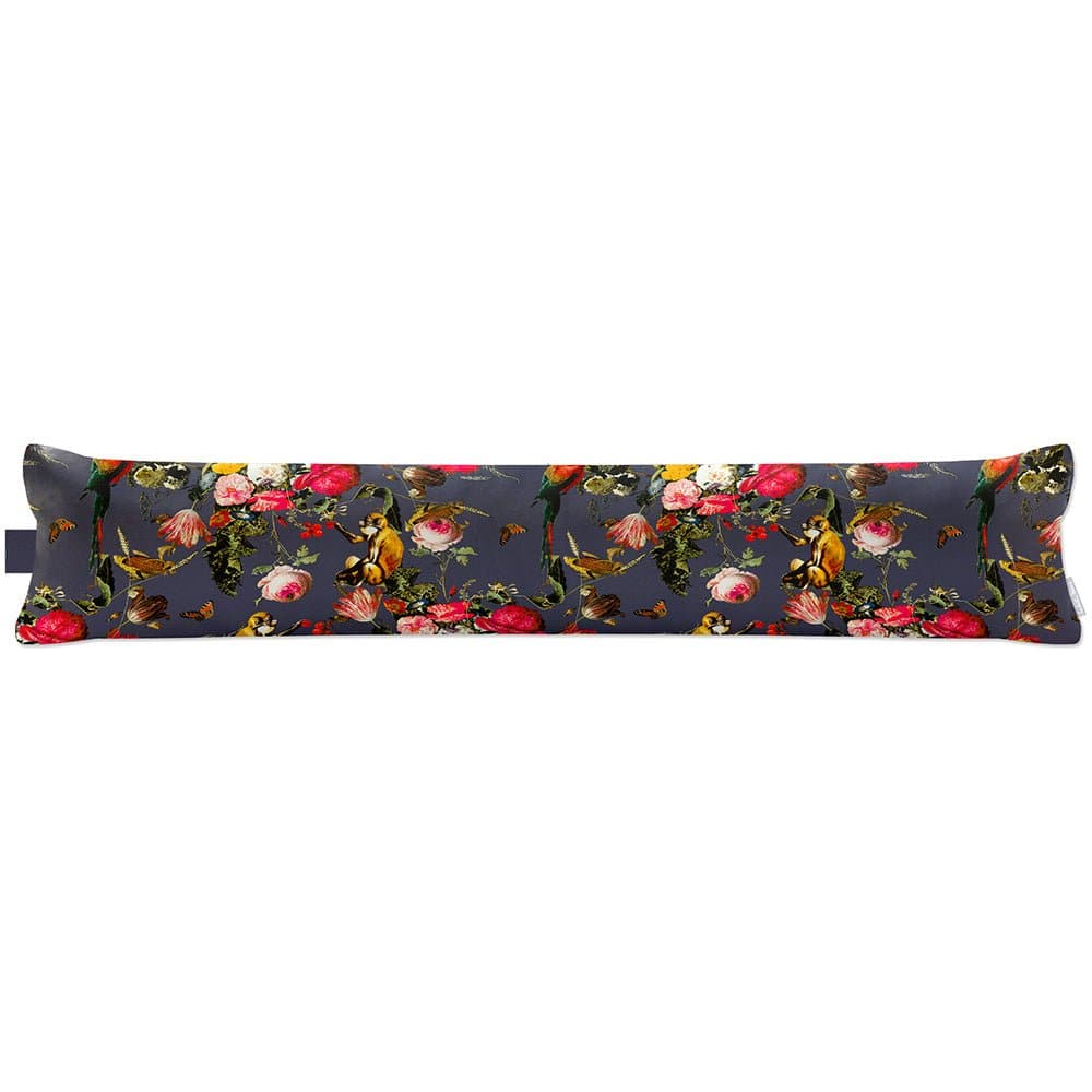 Luxury Eco - Friendly Draught Excluder - Monkey Puzzle - Graphite Standard by Izabela Peters