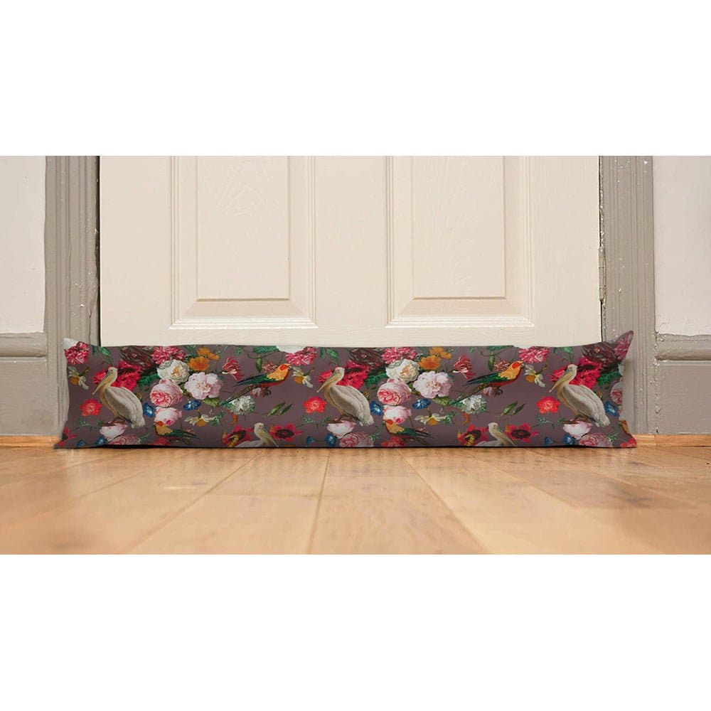 Luxury Eco - Friendly Draught Excluder - Peruvian Paradise - Italian Grape Standard by Izabela Peters