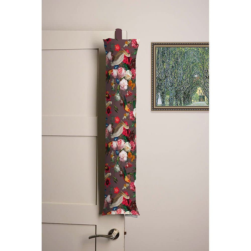 Luxury Eco - Friendly Draught Excluder - Peruvian Paradise - Italian Grape Standard by Izabela Peters