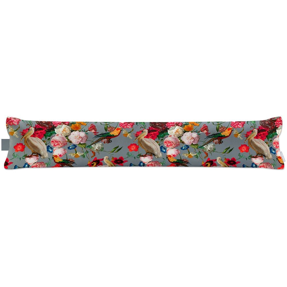 Luxury Eco - Friendly Draught Excluder - Peruvian Paradise - French Grey Standard by Izabela Peters
