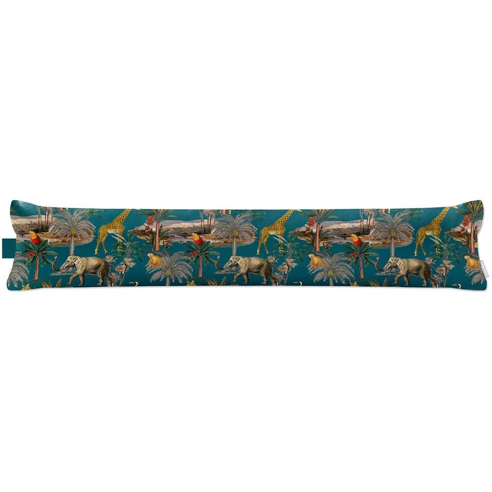 Luxury Eco-Friendly Draught Excluder  - Safari Voyage  IzabelaPeters Teal Standard 