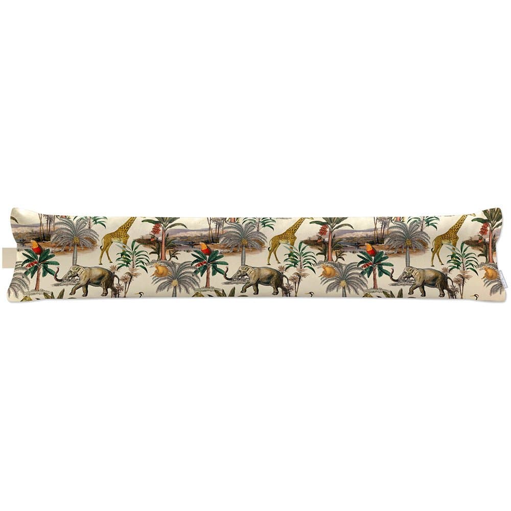 Luxury Eco-Friendly Draught Excluder  - Safari Voyage  IzabelaPeters Ivory Cream Standard 