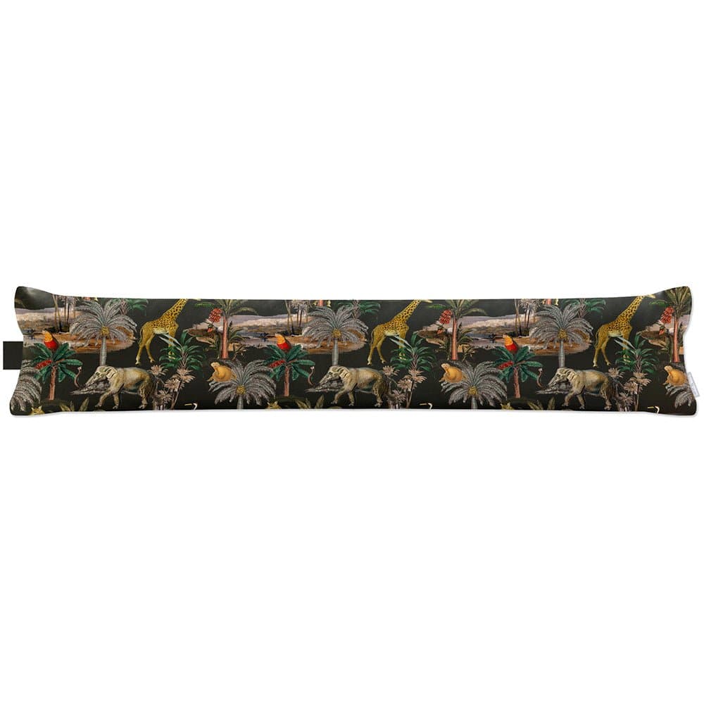 Luxury Eco - Friendly Draught Excluder - Safari Voyage - Charcoal Standard by Izabela Peters