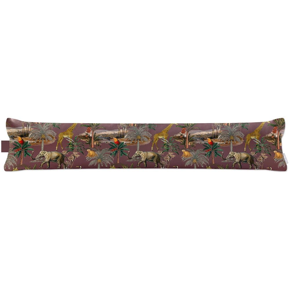 Luxury Eco - Friendly Draught Excluder - Safari Voyage - Italian Grape Standard by Izabela Peters