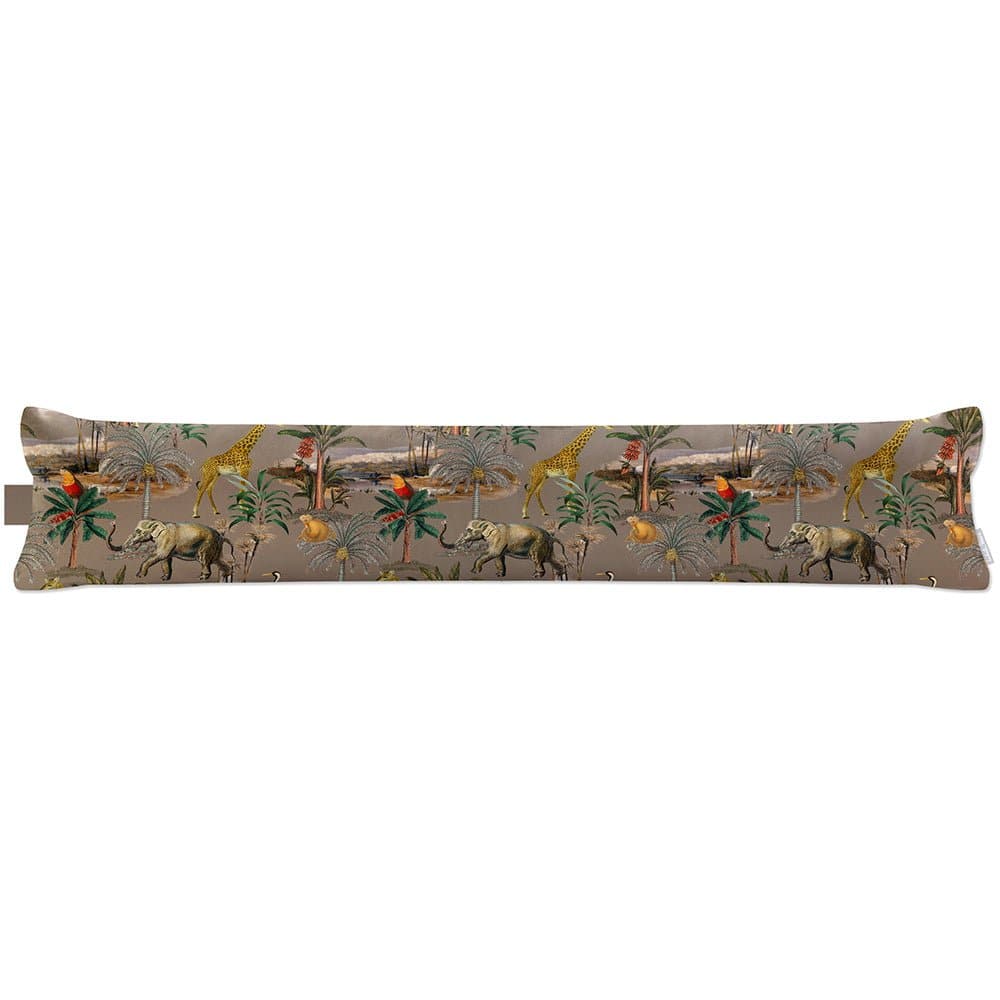 Luxury Eco - Friendly Draught Excluder - Safari Voyage - Dovedale Stone Standard by Izabela Peters