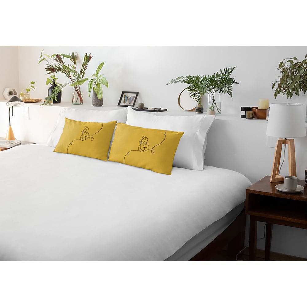 Luxury Eco-Friendly Rectangle Velvet Cushion  - Butterfly  IzabelaPeters   
