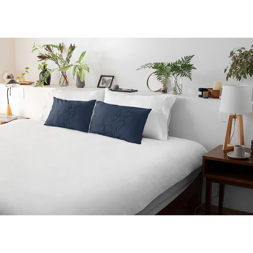 Luxury Eco-Friendly Rectangle Velvet Cushion  - Dog  IzabelaPeters   