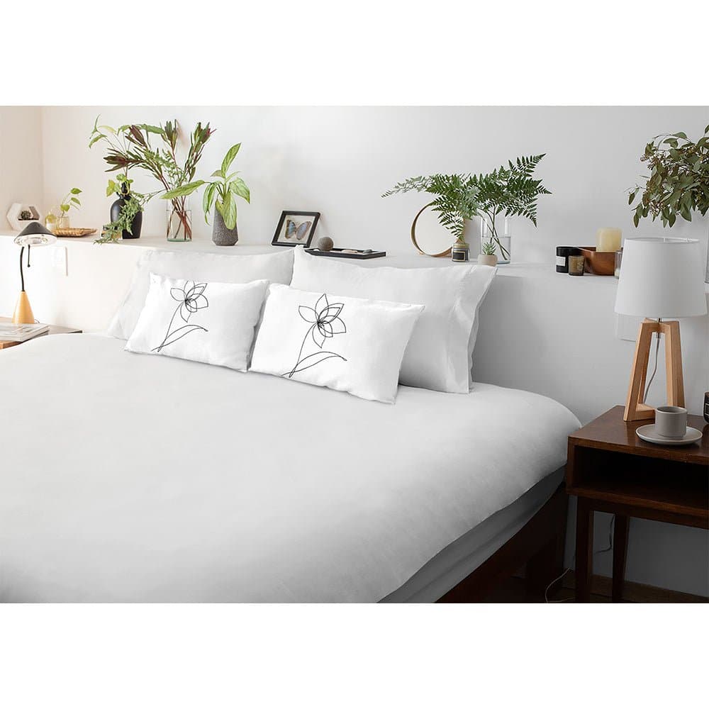 Luxury Eco-Friendly Rectangle Velvet Cushion  - Flower  IzabelaPeters   