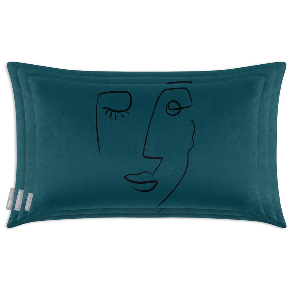 Luxury Eco-Friendly Rectangle Velvet Cushion  - Open Face  IzabelaPeters   