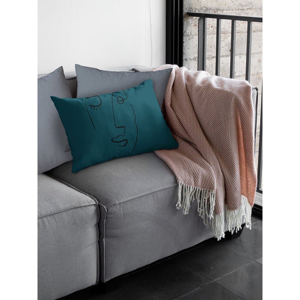 Luxury Eco-Friendly Rectangle Velvet Cushion  - Open Face  IzabelaPeters   