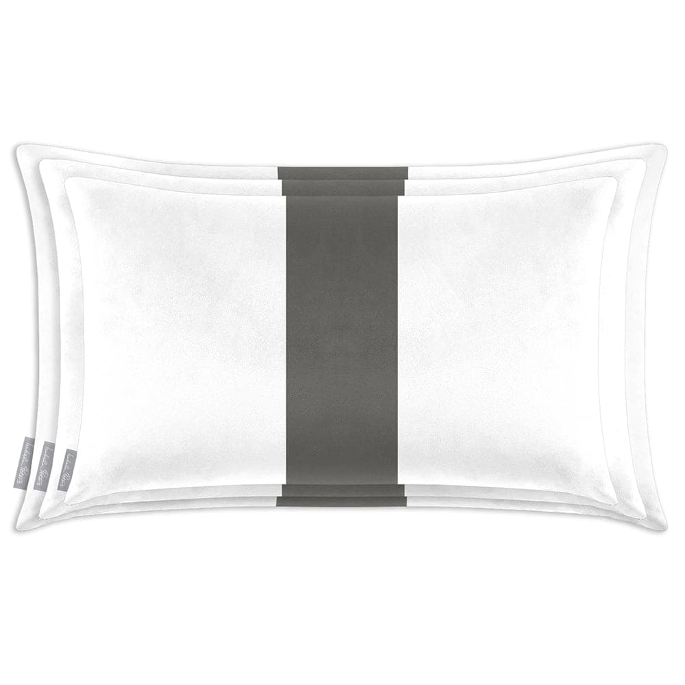 Luxury Eco-Friendly Velvet Rectangle Cushion - 1 Stripe  IzabelaPeters   