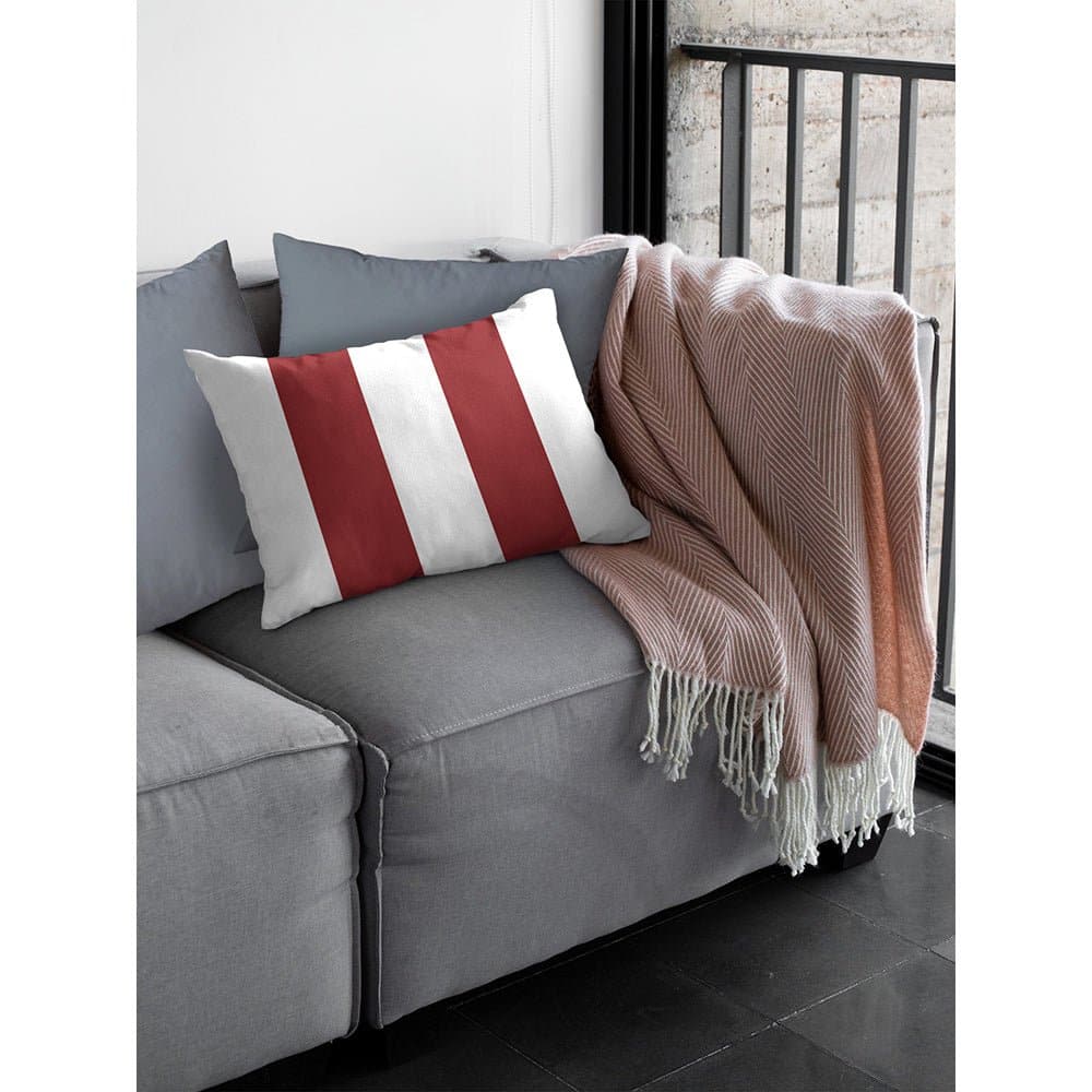 Luxury Eco-Friendly Velvet Rectangle Cushion - 2 Stripes  IzabelaPeters   