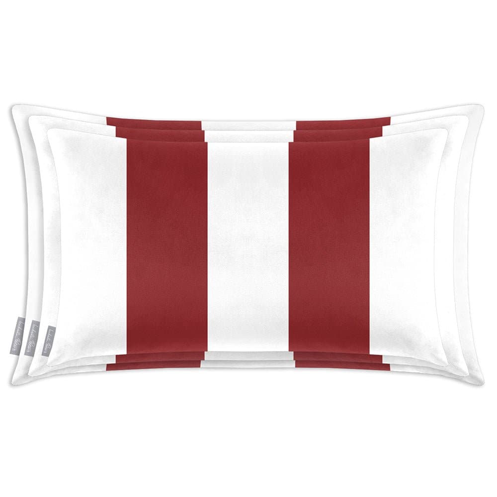 Luxury Eco-Friendly Velvet Rectangle Cushion - 2 Stripes  IzabelaPeters   