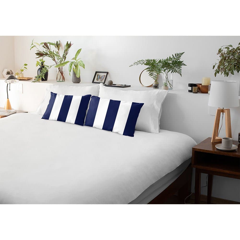 Luxury Eco-Friendly Velvet Rectangle Cushion - 3 Stripes  IzabelaPeters   