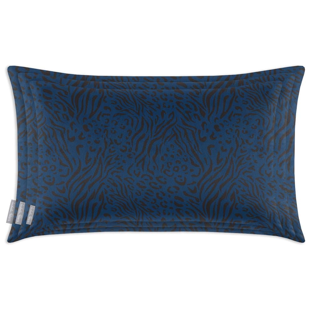 Luxury Eco-Friendly Velvet Rectangle Cushion - Animal Fusion Print  IzabelaPeters   
