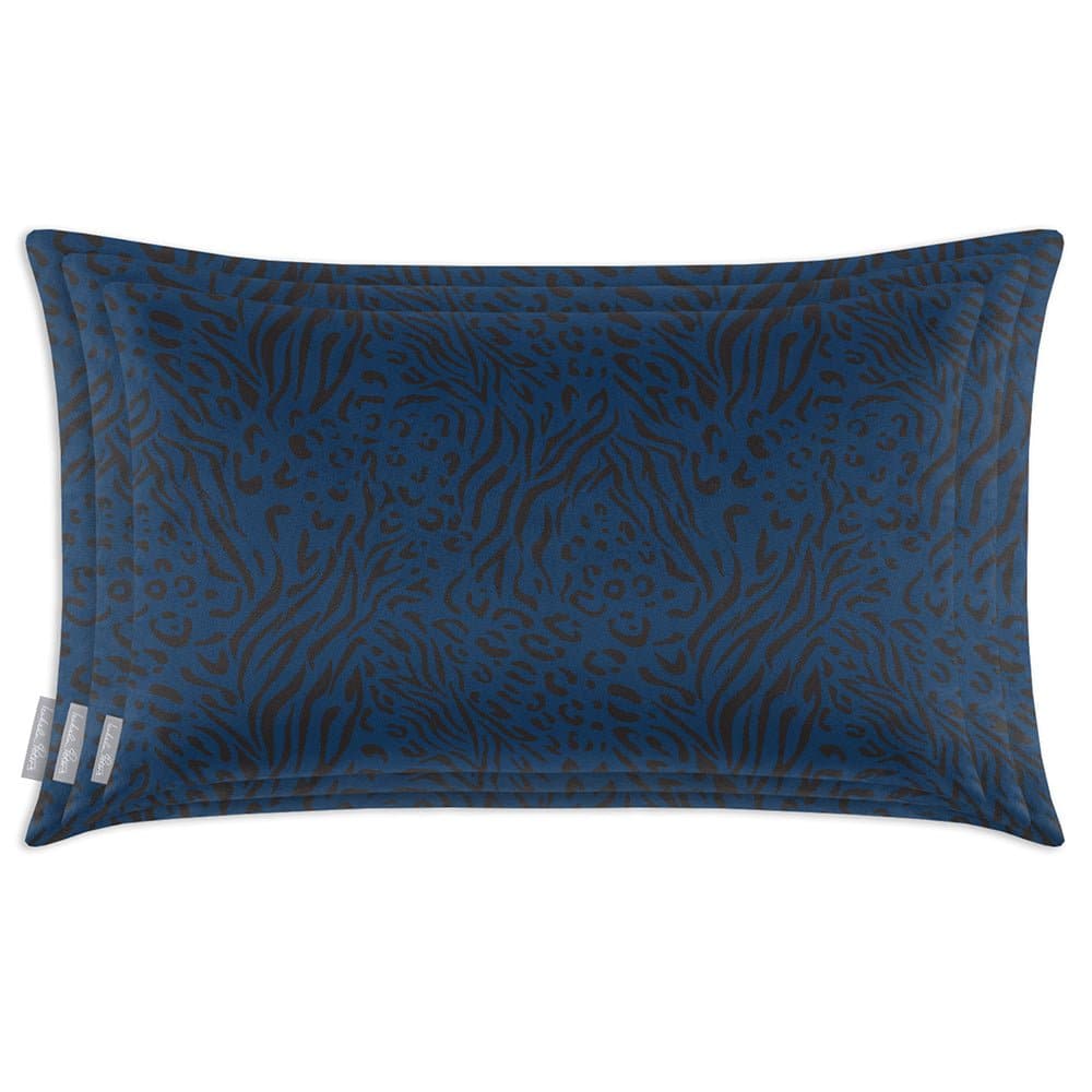 Luxury Eco-Friendly Velvet Rectangle Cushion - Animal Fusion Print  IzabelaPeters   
