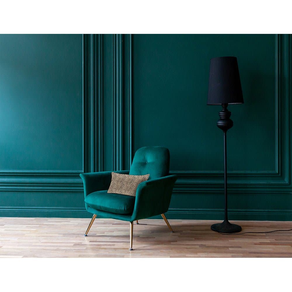 Luxury Eco-Friendly Velvet Rectangle Cushion - Leopard Print  IzabelaPeters   