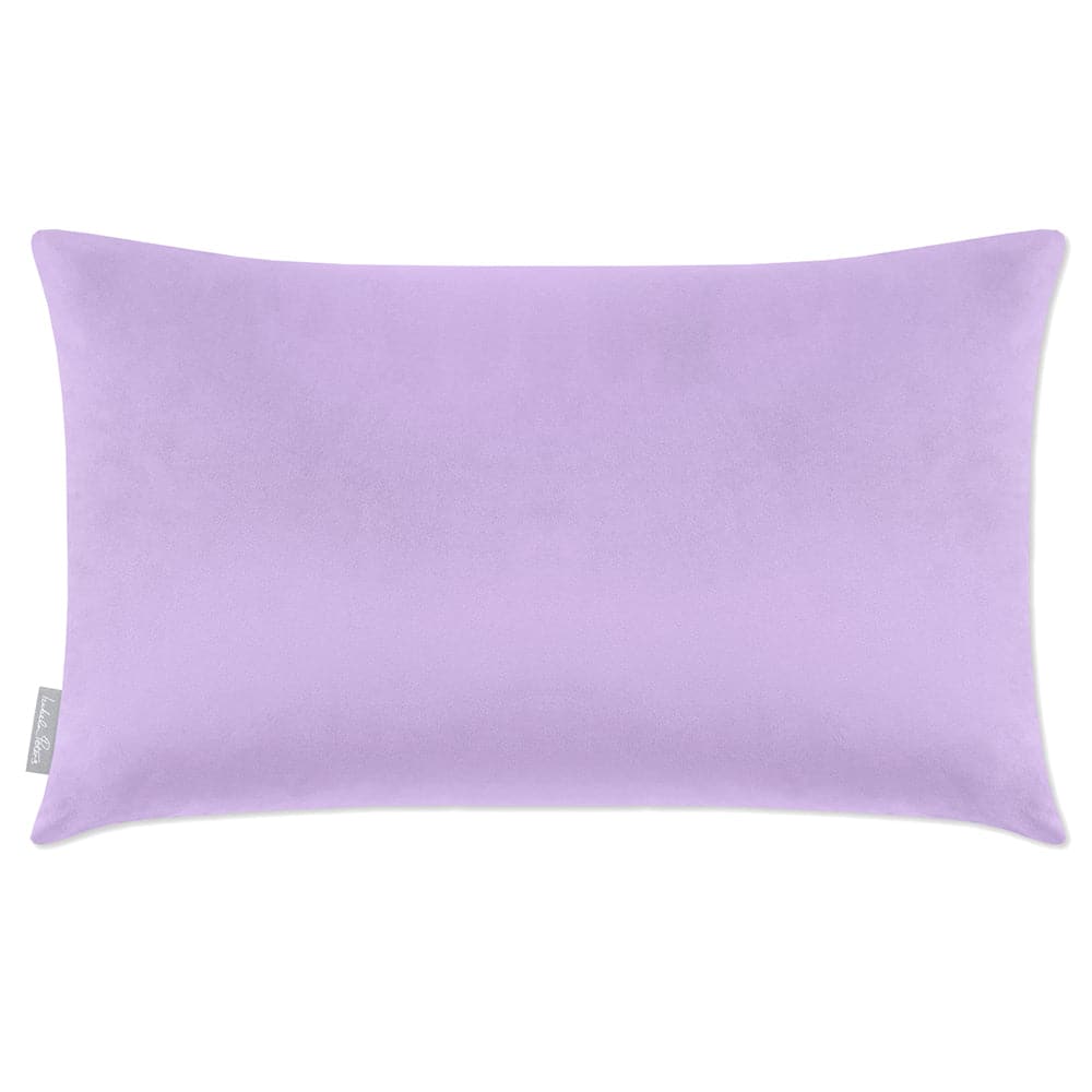 Luxury Eco-Friendly Velvet Rectangle Cushion - Signature Colours  IzabelaPeters Violet 50 x 30 cm 