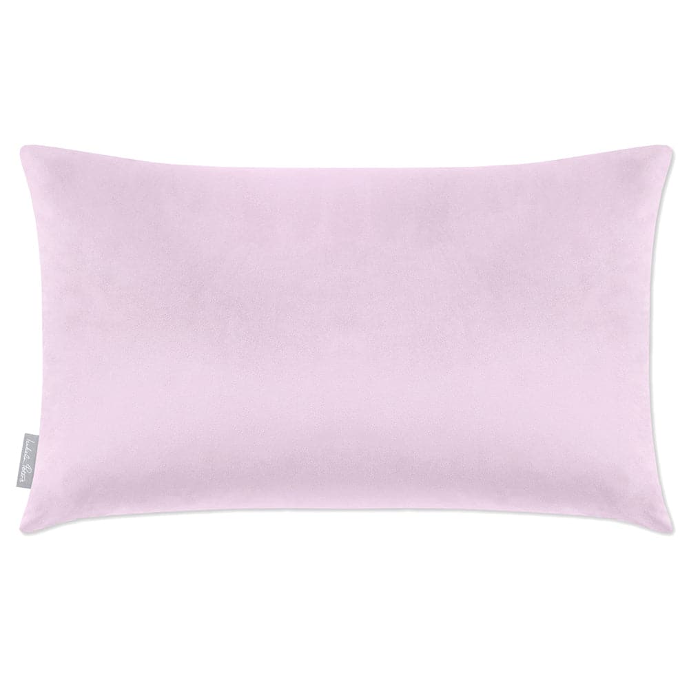 Luxury Eco-Friendly Velvet Rectangle Cushion - Signature Colours  IzabelaPeters Peony Blush 50 x 30 cm 