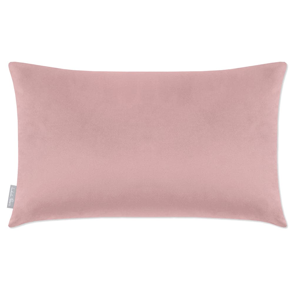 Luxury Eco-Friendly Velvet Rectangle Cushion - Signature Colours  IzabelaPeters Rosewater 50 x 30 cm 