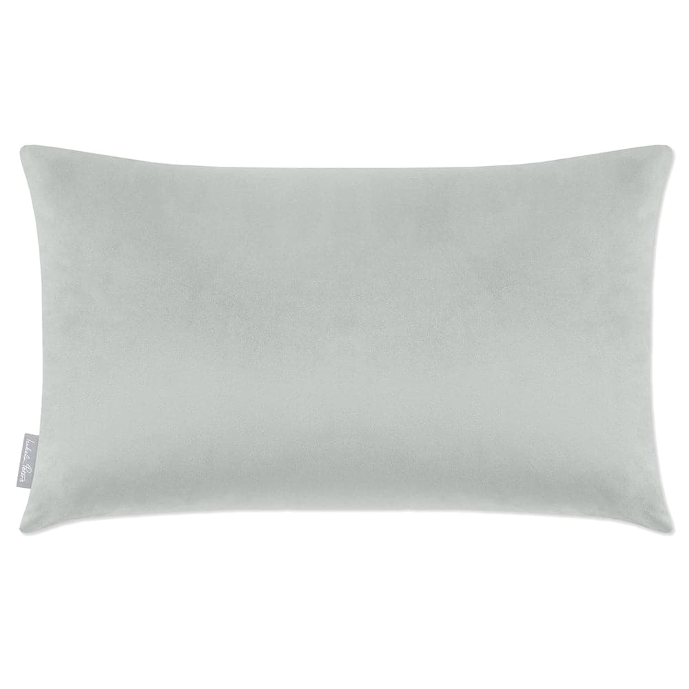 Luxury Eco-Friendly Velvet Rectangle Cushion - Signature Colours  IzabelaPeters Storm Grey 50 x 30 cm 