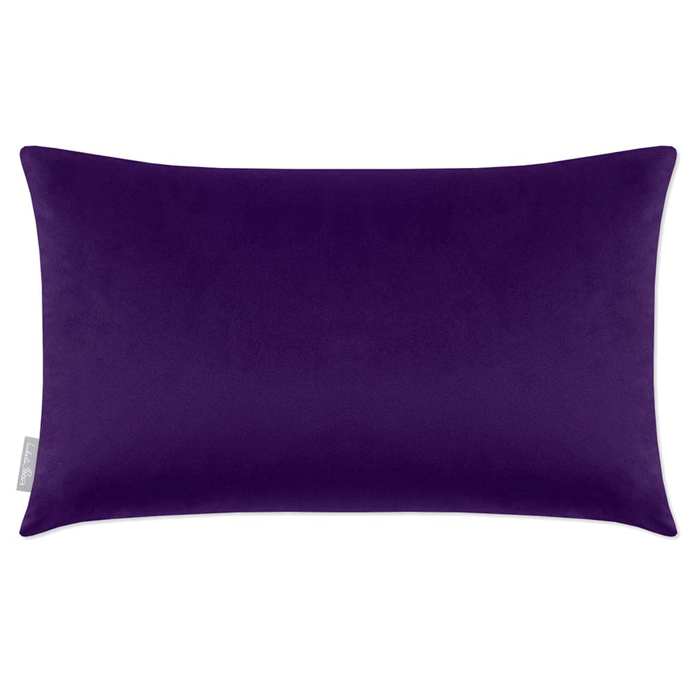 Luxury Eco-Friendly Velvet Rectangle Cushion - Signature Colours  IzabelaPeters Morc Blue 50 x 30 cm 