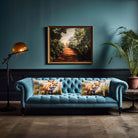 Fox | Sustainable Velvet Rectangle Cushion - 50 x 30 cm Cover Only Multicoloured by Izabela Peters