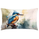 Kingfisher | Sustainable Velvet Rectangle Cushion - 50 x 30 cm Cover Only Multicoloured by Izabela Peters