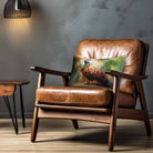 Pheasant | Sustainable Velvet Rectangle Cushion - 50 x 30 cm Cover Only Multicoloured by Izabela Peters