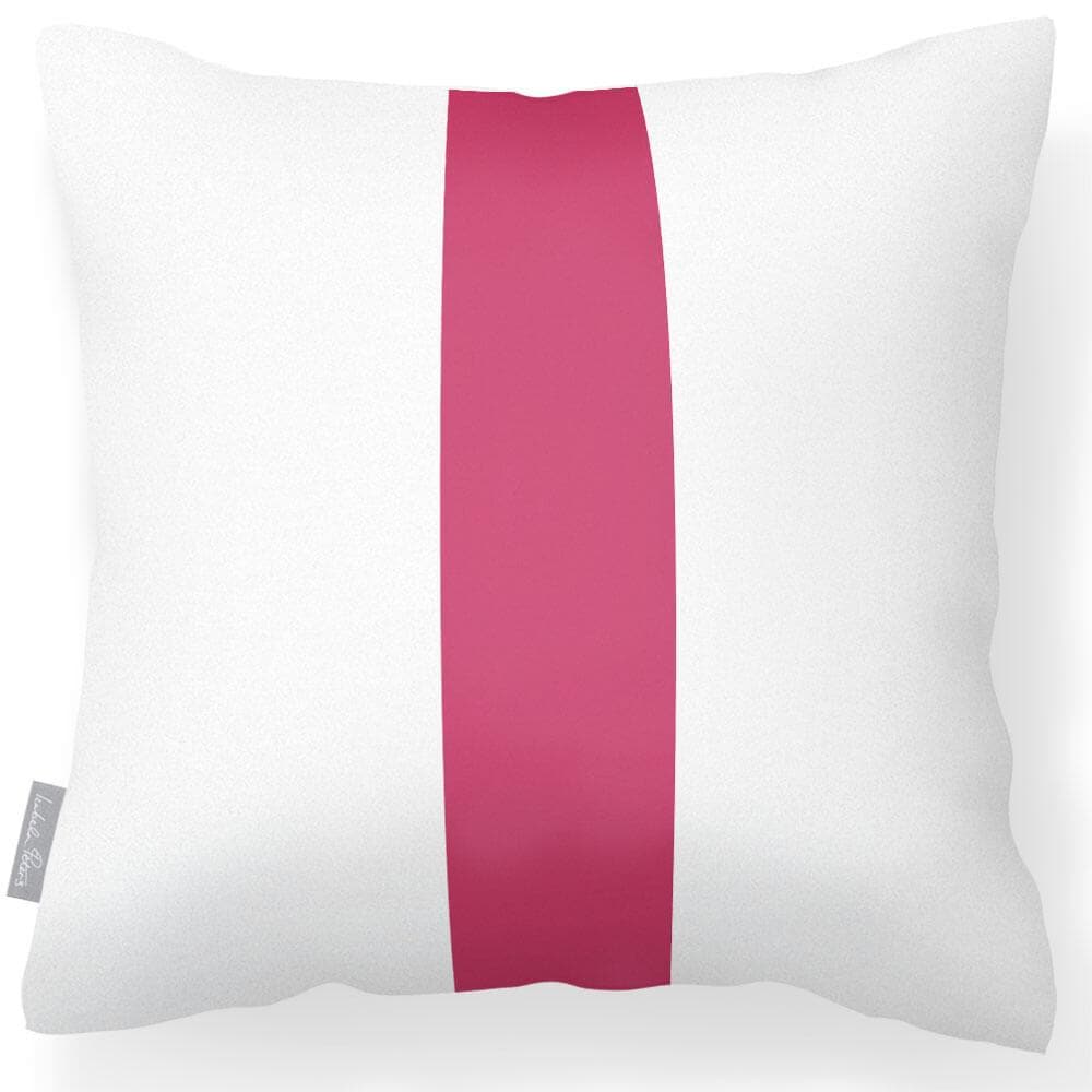 Outdoor Garden Waterproof Cushion - 1 Stripe  Izabela Peters Pink 40 x 40 cm 
