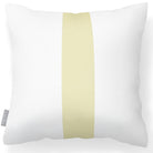 Outdoor Garden Waterproof Cushion - 1 Stripe - Cream 50 x 50 cm by Izabela Peters