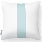 Outdoor Garden Waterproof Cushion - 1 Stripe in Duck Egg 50 x 50 cm | Izabela Peters