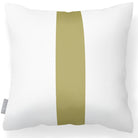 Outdoor Garden Waterproof Cushion - 1 Stripe - Golden Lime 50 x 50 cm by Izabela Peters