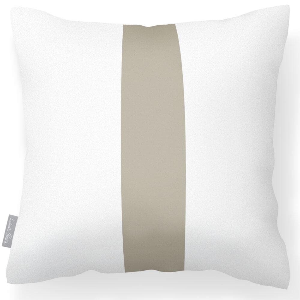 Outdoor Garden Waterproof Cushion - 1 Stripe - Twill 50 x 50 cm by Izabela Peters
