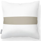 Outdoor Garden Waterproof Cushion - 1 Stripe Horizontal - Twill 50 x 50 cm by Izabela Peters