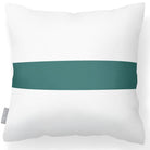 Outdoor Garden Waterproof Cushion - 1 Stripe Horizontal - Forest Biome 50 x 50 cm by Izabela Peters