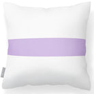 Outdoor Garden Waterproof Cushion - 1 Stripe Horizontal - Violet 50 x 50 cm by Izabela Peters