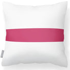 Outdoor Garden Waterproof Cushion - 1 Stripe Horizontal - Pink 50 x 50 cm by Izabela Peters