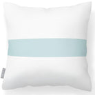 Outdoor Garden Waterproof Cushion - 1 Stripe Horizontal - Duck Egg 50 x 50 cm by Izabela Peters