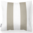 Outdoor Garden Waterproof Cushion - 2 Stripes - Twill 50 x 50 cm by Izabela Peters