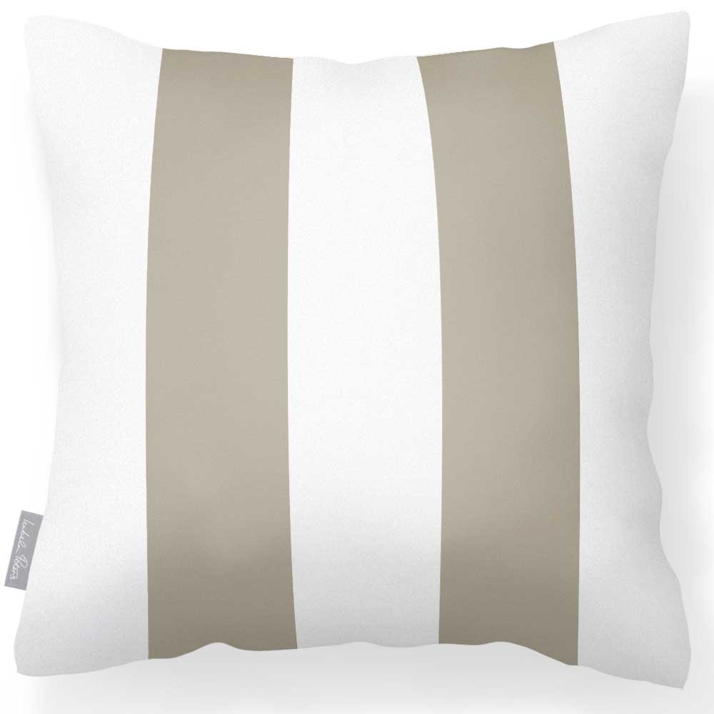 Outdoor Garden Waterproof Cushion - 2 Stripes  Izabela Peters Twill 40 x 40 cm 