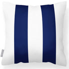 Outdoor Garden Waterproof Cushion - 2 Stripes - Midnight 50 x 50 cm by Izabela Peters